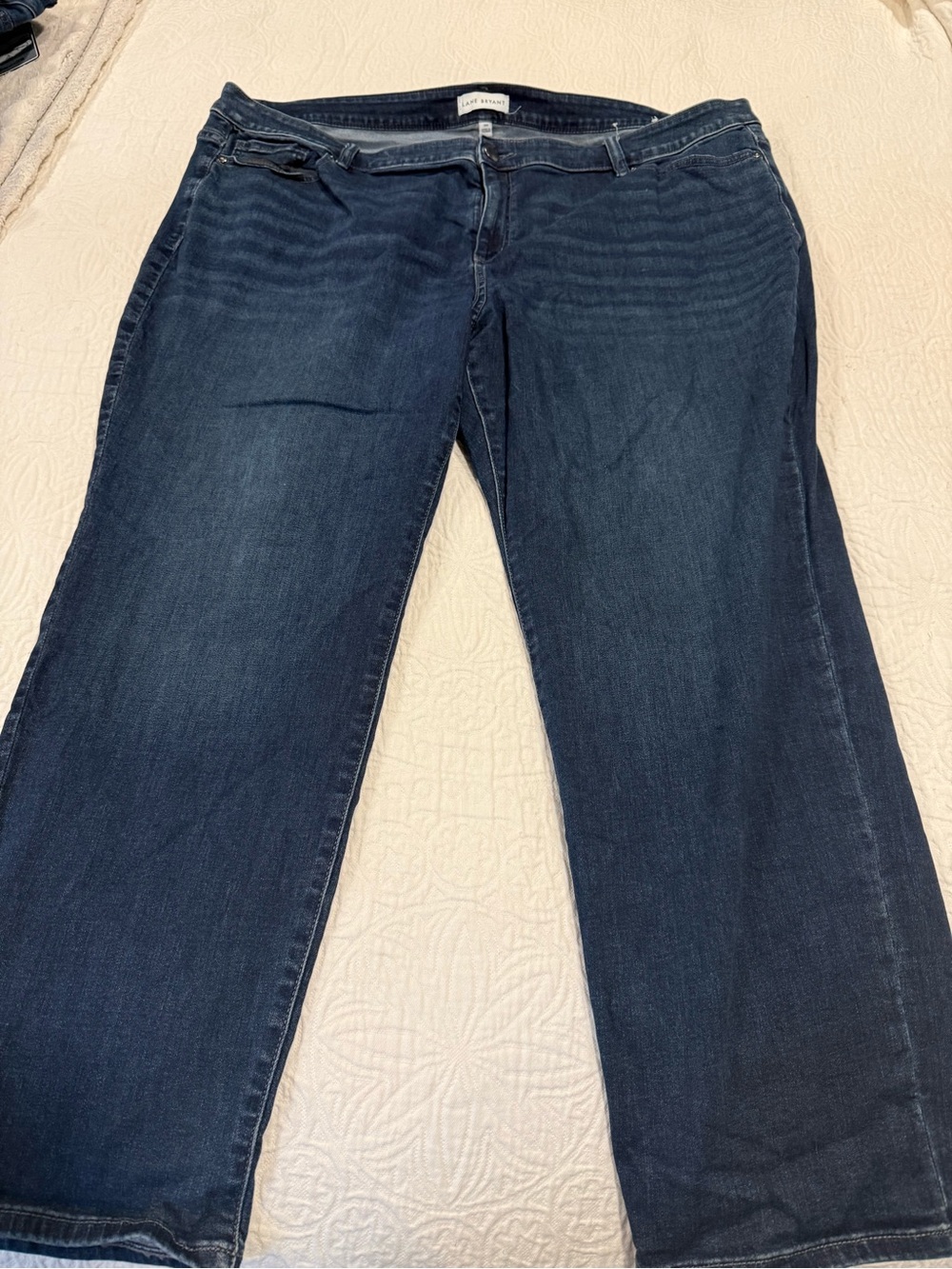 Lane Bryant Magic waistband midrise straight jeans 28 short 28S